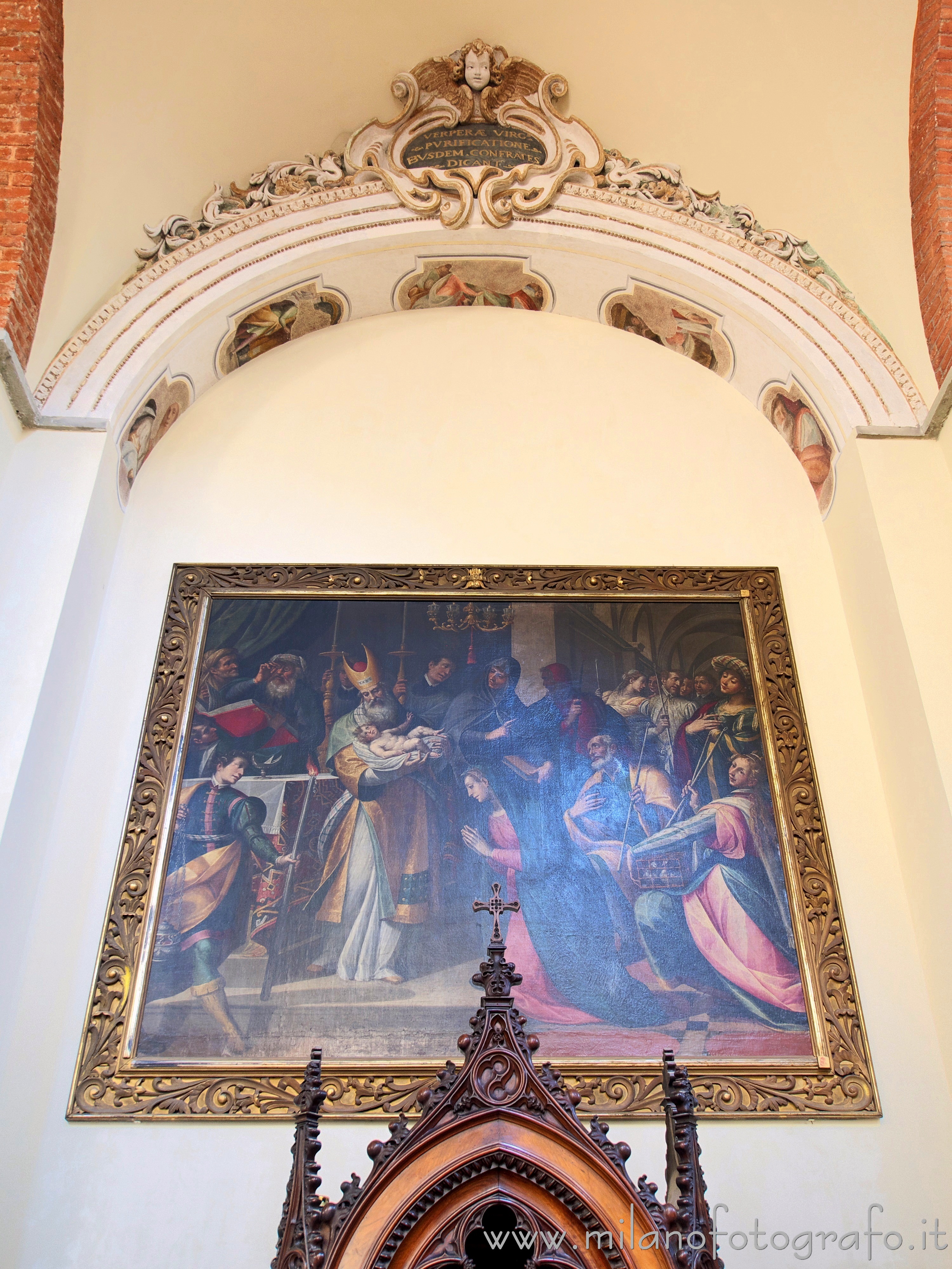 Milano - Presentazione di Gesù al tempio nella Chiesa di Santa Maria del Carmine